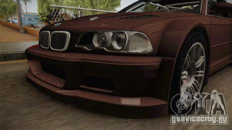 BMW M3 E46 2005 NFS: MW Livery для GTA San Andreas