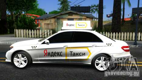 Mercedes-Benz E500 W212 "Yandex Taxi" для GTA San Andreas