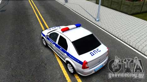 Renault Logan Russian Police для GTA San Andreas