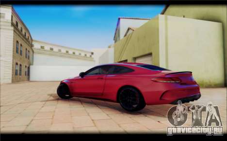 Mersedes-Benz C63 Coupe Tuning для GTA San Andreas