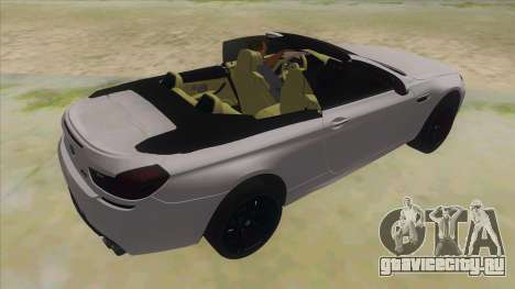BMW M6 F13 Cabrio для GTA San Andreas
