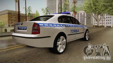 Skoda Superb Serbian Police v2 для GTA San Andreas