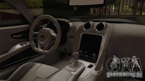 Dodge Viper SRT Tuned для GTA San Andreas