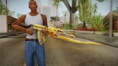 Cross Fire - AK-47 Beast Noble Gold v1 для GTA San Andreas