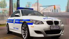 BMW M5 Croatian Police Car для GTA San Andreas