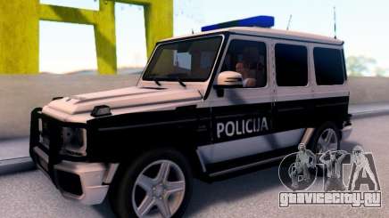 Мерседес-Benz G65 AMG в Биг полицейский автомобиль для GTA San Andreas
