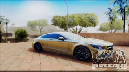 Mercedes-Benz S63 Coupe GOLD для GTA San Andreas