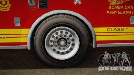 GTA 5 Firetruck Malaysia для GTA San Andreas