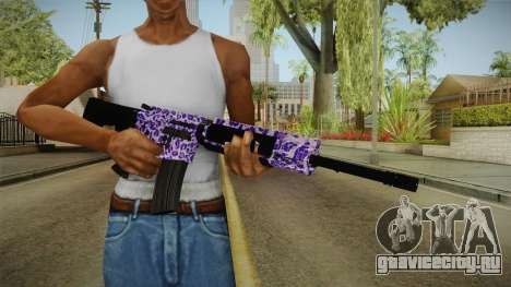 Tiger Violet M4 для GTA San Andreas