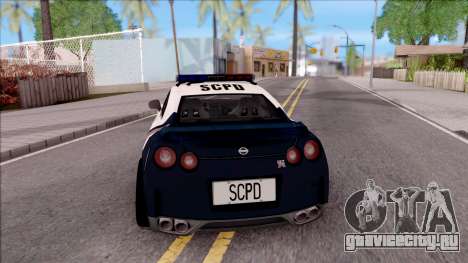 Nissan GT-R 2013 High Speed Police для GTA San Andreas