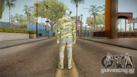 Skin GTA Online Clown Camouflaged для GTA San Andreas