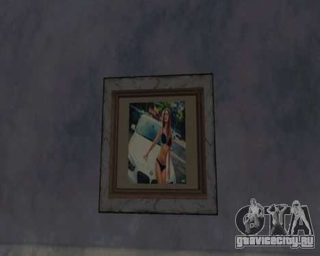 Новые картинки в доме CJ для GTA San Andreas