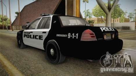 Ford Crown Victoria 2009 Chatham, New Jersey PD для GTA San Andreas