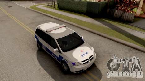 Dodge Grand Caravan Turkish Police для GTA San Andreas