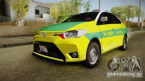 Toyota Vios Sturdy Philippine Taxi 2014 для GTA San Andreas