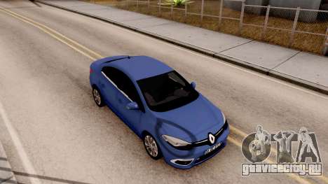 Renault Fluence 2016 для GTA San Andreas