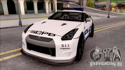 Nissan GT-R 2013 High Speed Police для GTA San Andreas