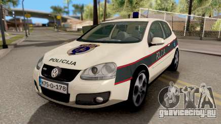 Volkswagen Golf V BIH Police Car V2 для GTA San Andreas