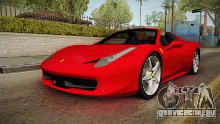 Ferrari 458 Spider для GTA San Andreas
