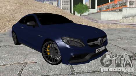 Mercedes-Benz C63 Coupe Rashid Edition для GTA San Andreas
