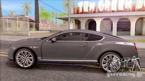 Bentley Сontinental GT для GTA San Andreas