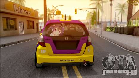 Honda Jazz RS W Rize Tedeza Itasha для GTA San Andreas
