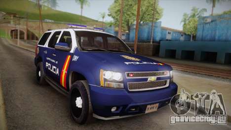 Chevrolet Tahoe Spanish Police для GTA San Andreas