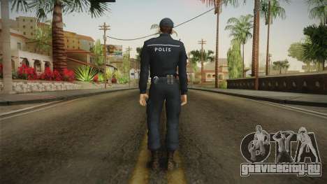 Turkish Police Officer Long Sleeves v2 для GTA San Andreas