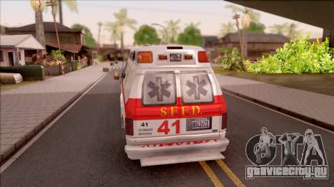 Ford E-350 SFFD San Francisco Ambulance для GTA San Andreas