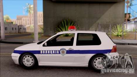 Volkswagen Golf 4 GTI Policija для GTA San Andreas