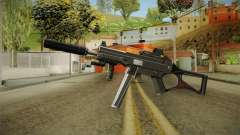 MP5 Grey Chrome для GTA San Andreas