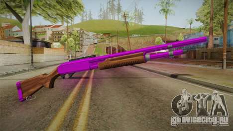 Purple Shotgun для GTA San Andreas
