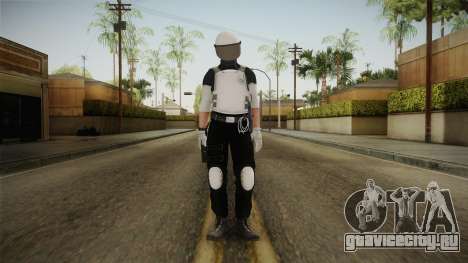 Mirror Edge Riot Cop v1 для GTA San Andreas
