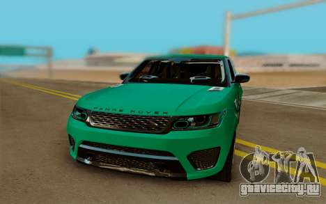 Range Rover SVR для GTA San Andreas