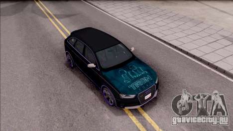 Audi RS4 Avant Edition Tron Legacy для GTA San Andreas