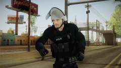 Turkish Riot Police with Gear для GTA San Andreas