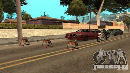 Заграждения на дорогах для GTA San Andreas