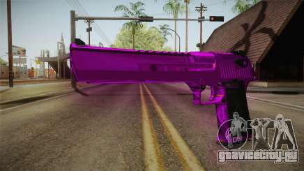Purple Desert Eagle для GTA San Andreas