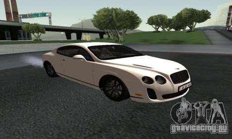 Bentley Continental GT Armenian для GTA San Andreas