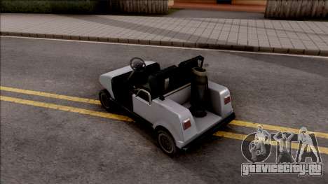Roofless Civilian Caddy для GTA San Andreas