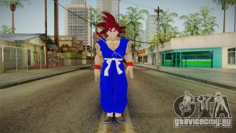 Goku Original DB Gi Blue v2 для GTA San Andreas