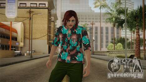 DLC Smuggler Female Skin для GTA San Andreas