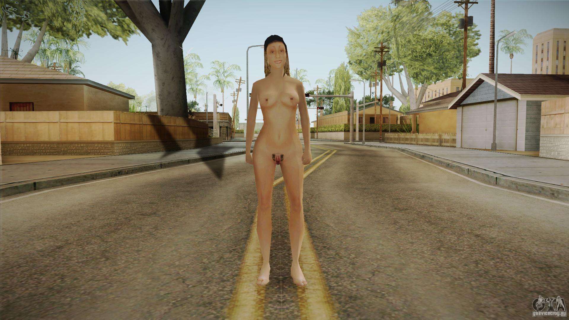 NSFW - Naked girl skin для GTA San Andreas.