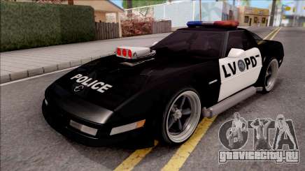 Chevrolet Corvette C4 Police LVPD 1996 v2 для GTA San Andreas