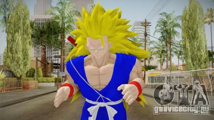 Goku Original DB Gi Blue v5 для GTA San Andreas