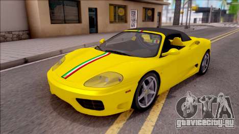 Ferrari 360 Spider US-Spec 2000 HQLM для GTA San Andreas