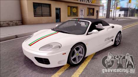 Ferrari 360 Spider US-Spec 2000 HQLM для GTA San Andreas
