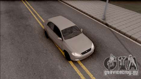 Chevrolet Aveo v2 Sin Sonido Version Sencilla для GTA San Andreas