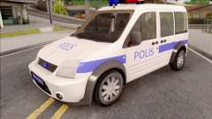 Ford Tourneo Connect 90PS Turkish Police для GTA San Andreas