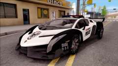 Lamborghini Veneno Police Los Santos для GTA San Andreas